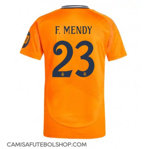 Camisa de time de futebol Real Madrid Ferland Mendy #23 Replicas 2º Equipamento 2024-25 Manga Curta